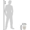 Clayre & Eef 6TE0406L Maceta Ø 20x21 cm Gris - Beige