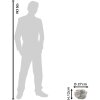 Clayre & Eef 6TE0407 Maceta Ø 27x12 cm Gris
