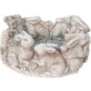 Clayre & Eef 6TE0408 Maceta Ø 27x12 cm Beige