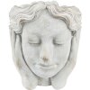 Clayre & Eef 6TE0409M Maceta 18x18x20 cm Gris - Beige