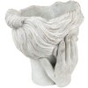 Clayre & Eef 6TE0409M Maceta 18x18x20 cm Gris - Beige
