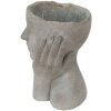 Clayre & Eef 6TE0410L Maceta 16x16x22 cm Gris