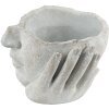 Clayre & Eef 6TE0412S Macetero 17x17x11 cm Beige - Gris