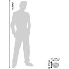 Clayre & Eef 6TE0412S Macetero 17x17x11 cm Beige - Gris