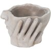 Clayre & Eef 6TE0413M Maceta 19x19x13 cm Gris - Beige