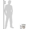 Clayre & Eef 6TE0413M Maceta 19x19x13 cm Gris - Beige