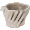 Clayre & Eef 6TE0413S Macetero 17x17x11 cm Gris - Beige