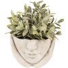 Clayre & Eef 6TE0413S Macetero 17x17x11 cm Gris - Beige