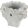 Clayre & Eef 6TE0418L Macetero 20x18x18 cm Gris - Beige