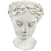 Clayre & Eef 6TE0419 Maceta 11x11x17 cm Gris - Beige