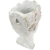 Clayre & Eef 6TE0421 Maceta Cabeza 17x13x21 cm Beige