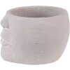 Clayre & Eef 6TE0452 Maceta 17x15x10 cm Gris