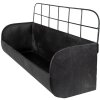 Clayre & Eef 6Y4745 Estante de pared 38x14x20 cm Negro