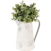 Clayre & Eef 6Y4764 Jarra decorativa 22x14x21 cm Beige