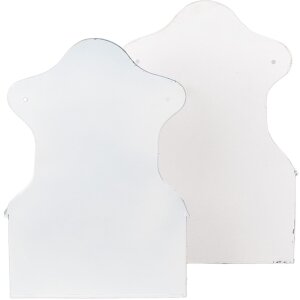 Clayre & Eef 6Y4766 Decoración Jardinera 26x14x37 -23x12x32 cm Beige