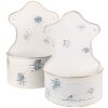 Clayre & Eef 6Y4766 Decoración Jardinera 26x14x37 -23x12x32 cm Beige