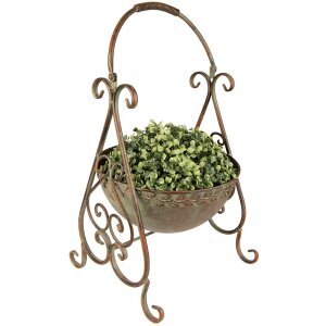 Clayre & Eef 6Y4842 Jardinera 26x27x49 cm Verde