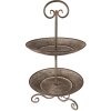 Clayre & Eef 6Y4847 Estantería Ø 28x53 cm Gris - Verde