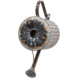 Clayre & Eef 6Y4857 Decoración Pajarera 18x25x41 cm Regadera Gris