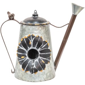 Clayre & Eef 6Y4859 Decoración Birdhouse 37x21x30-63 cm Gris