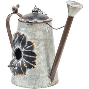 Clayre & Eef 6Y4859 Decoración Birdhouse 37x21x30-63 cm Gris