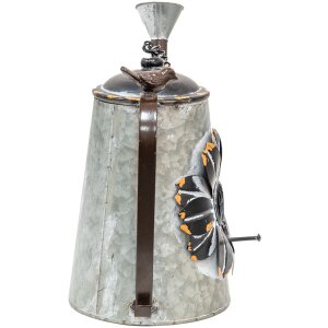 Clayre & Eef 6Y4859 Decoración Birdhouse 37x21x30-63 cm Gris