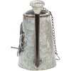 Clayre & Eef 6Y4859 Decoración Birdhouse 37x21x30-63 cm Gris