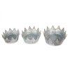 Clayre & Eef 6Y4868 Cuencos decorativos 39x28x14 - 34x26x12 - 29x22x10 cm