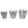 Clayre & Eef Decoración Jardinera (3 piezas) Ø 29x29 - Ø 26x27 - Ø 22x24 cm