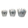 Clayre & Eef Decoración Jardinera (3 piezas) 40x27x19 -34x23x18-29x22x16 cm