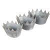 Clayre & Eef Decoración Jardinera (3 piezas) 40x27x19 -34x23x18-29x22x16 cm