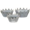 Clayre & Eef Decoración Jardinera (3 piezas) 40x27x19 -34x23x18-29x22x16 cm