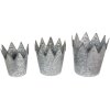 Clayre & Eef Decoración Jardinera (3 piezas) Ø 29x27 - Ø 25x24 - Ø 21x20 cm