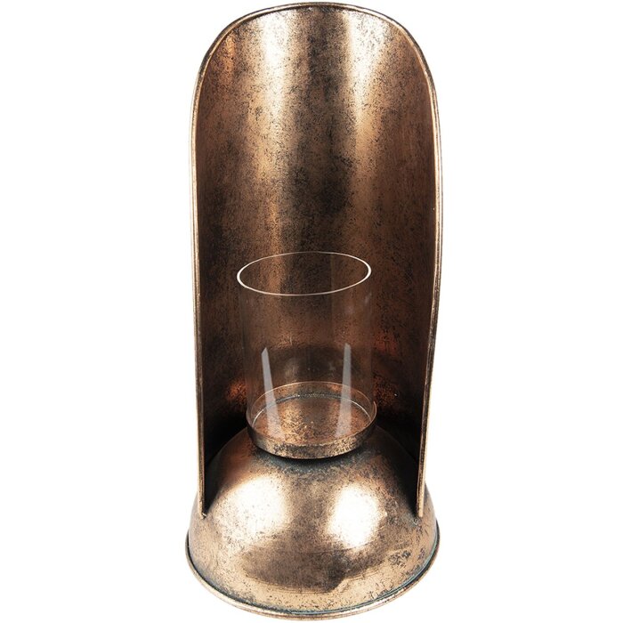 Clayre & Eef 6Y4980 Candelero Ø 17x35 cm Color Cobre