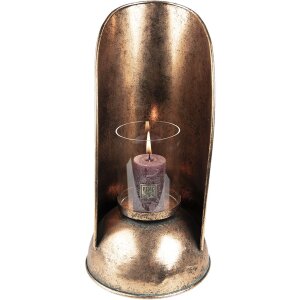 Clayre & Eef 6Y4980 Candelero Ø 17x35 cm Color Cobre