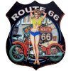 Clayre & Eef 6Y5001 Señal de texto 30x1x35 cm Ruta 66
