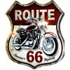 Clayre & Eef 6Y5002 Señal de texto 30x1x35 cm Ruta 66