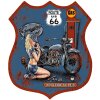 Clayre & Eef 6Y5004 Señal de texto 30x1x35 cm Azul