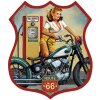 Clayre & Eef 6Y5005 Señal de texto 30x1x35 cm Rojo