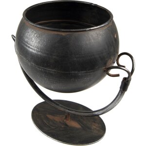 Clayre & Eef 6Y5024 Jardinera 19x15x19 cm Negro