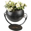 Clayre & Eef 6Y5024 Jardinera 19x15x19 cm Negro