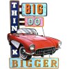 Clayre & Eef 6Y5074 Señal de texto 48x1x60 cm Rojo Think Big