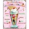 Clayre & Eef 6Y5104 Cartel texto 20x1x25 cm Helado rosa