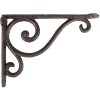 Clayre & Eef 6Y5294 Rejilla Decorativa 3x18x13 cm Ángulo Estantería Marrón