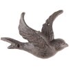 Clayre & Eef 6Y5313 Colgador de pared decorativo 14x4x10 cm Pájaro marrón