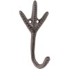 Clayre & Eef 6Y5317 Gancho de pared 7x5x14 cm Marrón