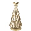 Clayre & Eef 6Y5371 Decoración Árbol de Navidad Ø 8x20 cm Color Dorado