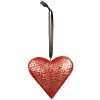 Clayre & Eef 6Y5385L Decoración Colgante Corazón 20x4x20 cm Rojo