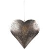 Clayre & Eef 6Y5390L Colgante Decoración Corazón 20x4x20 cm Plateado