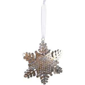 Clayre & Eef 6Y5398L Colgante Copo de Nieve 13x2x16...